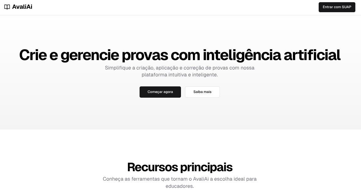 AvaliAI: Sistema para auxiliar a elaboração de provas utilizando inteligência artificial